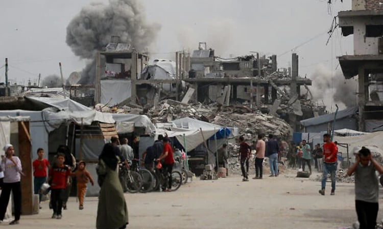 Gaza civil defence says toll from Israeli strikes Thursday up to 82
