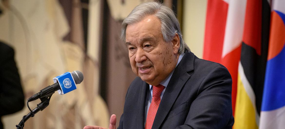 UN chief calls for permanent and immediate Gaza ceasefire