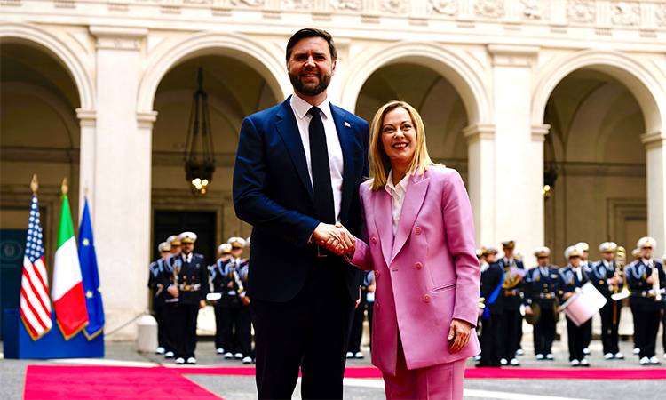 Italy's Meloni, US VP Vance, EU chief to meet on Sunday