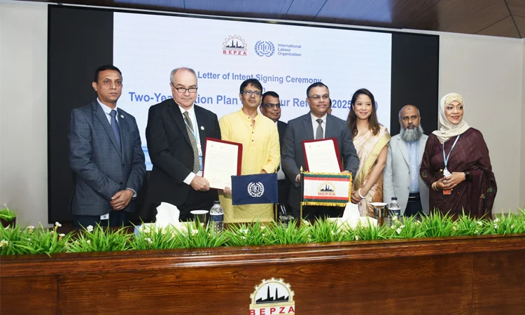 BEPZA inks deal with ILO on two-year action plan