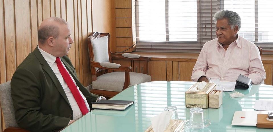 Algerian envoy meets Shipping Adviser