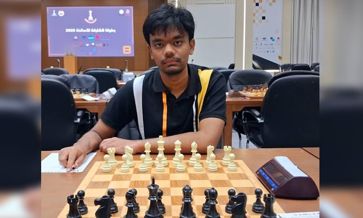 Zia splits point in 2nd round in Sharjah Masters Chess