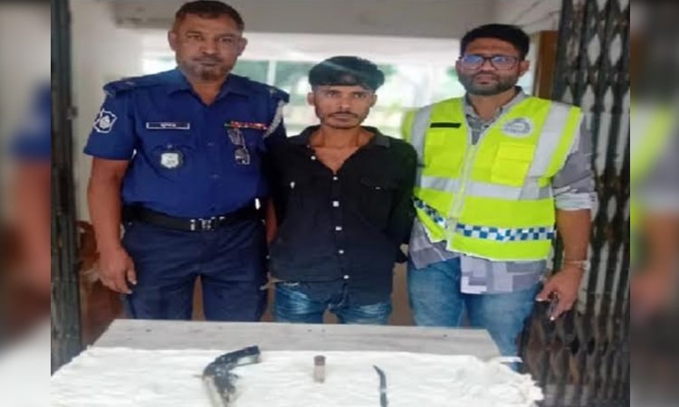 One held with firearms in Narsingdi