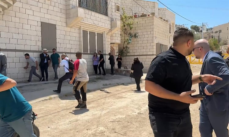 Outrage at Israeli shots as diplomats tour West Bank