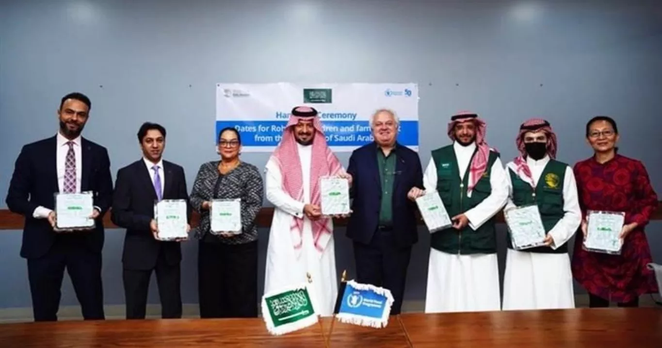 KSrelief donates to WFP for Rohingya children in Bangladesh