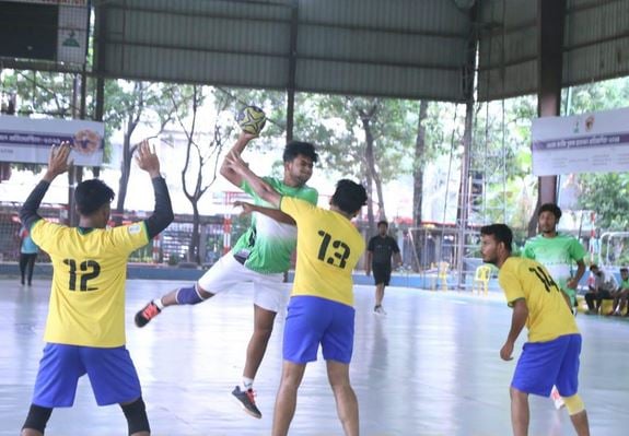 Six more matches of National Men’s Handball held on 3rd day