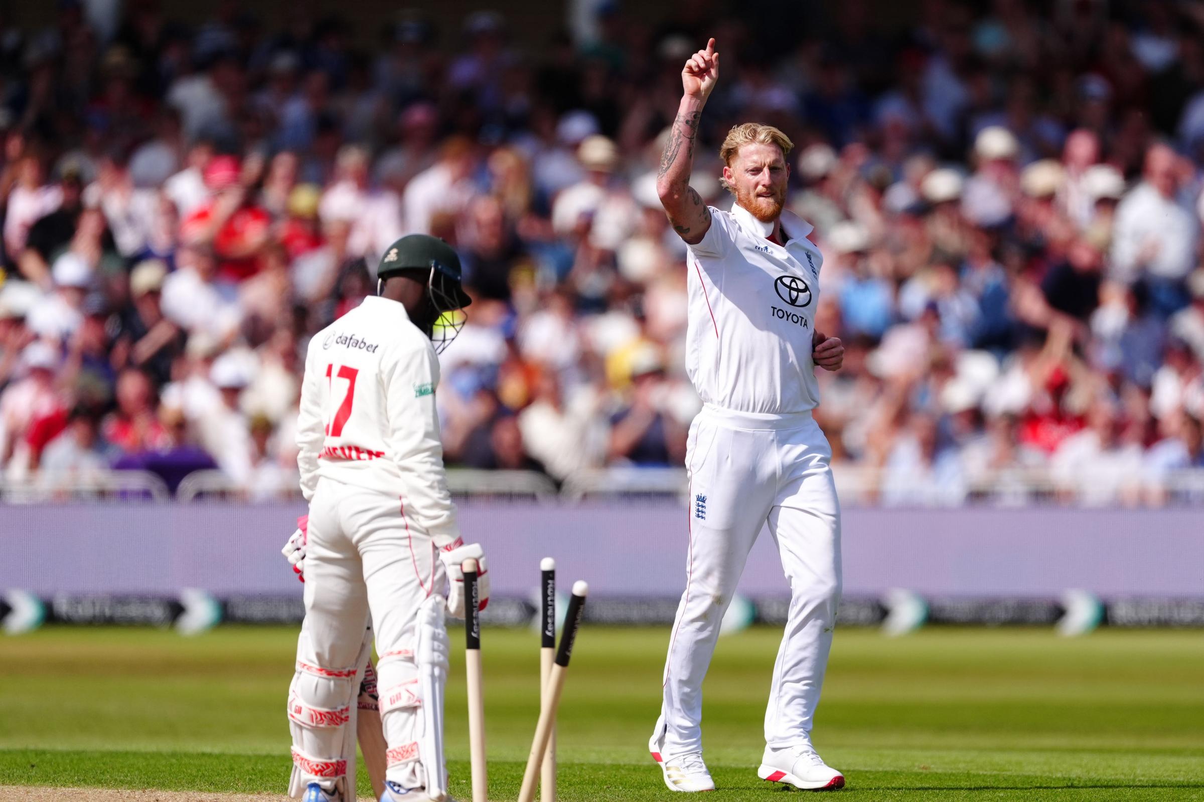 Stokes strikes on England return as Bennett stars for Zimbabwe