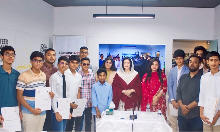 Zubaida Rahman joins science fair at ZRF  