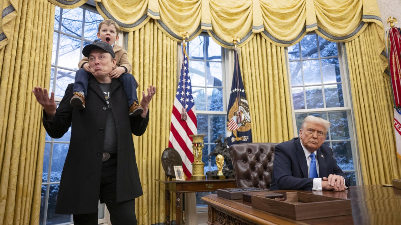 Trump gives Musk an Oval Office goodbye 