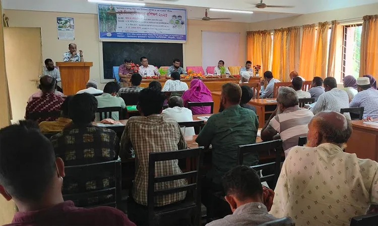 Training on quality sugarcane seed production held in Thakurgaon
