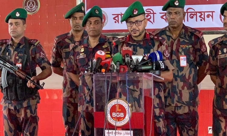 BGB remains alert against hide smuggling in Rajshahi