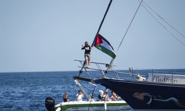 Activist boat says rescues migrants en route to Gaza