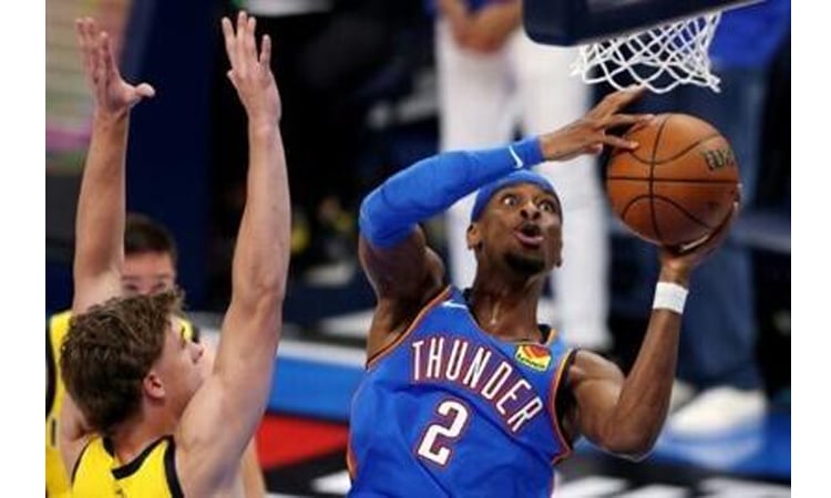 Thunder power past Pacers to level NBA Finals