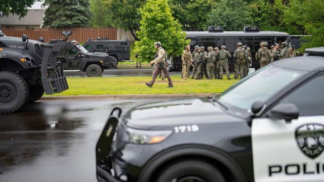 US police hunt gunman after state lawmaker killed, another hurt