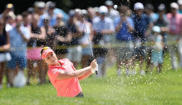 Thompson in six-way tie for LPGA lead in Michigan