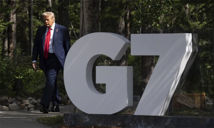 Trump flies out of G7 summit early over Iran conflict