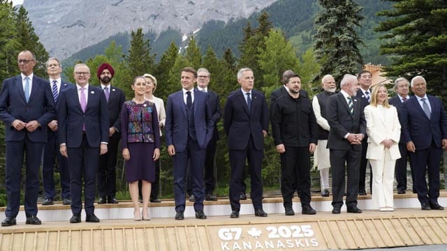 G7 minus Trump rallies behind Ukraine as US blocks statement