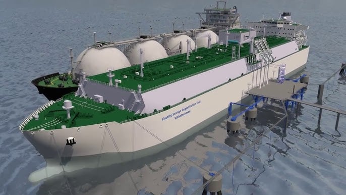 Rough weather hampers LNG berthing operations 