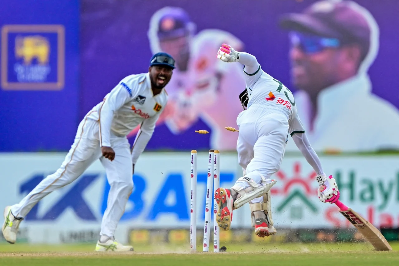 Bangladesh set Sri Lanka 296 for victory in 1st Test after Shanto's feat