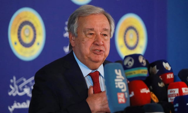 US strikes on Iran are 'dangerous escalation': UN chief
