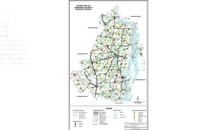 Water level in major rivers rises in Gaibandha