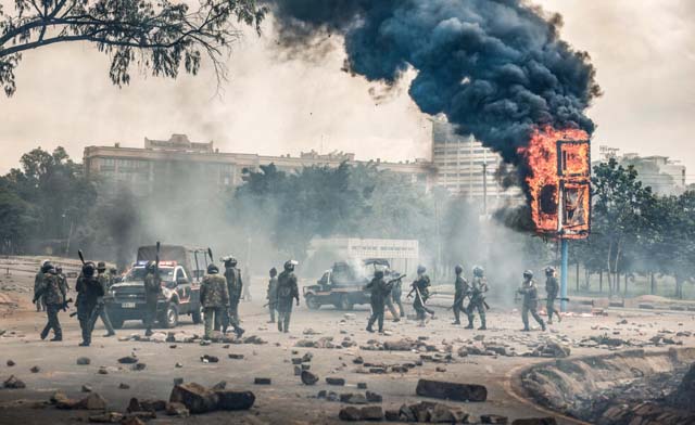 Kenya anniversary protests turn violent, 8 dead