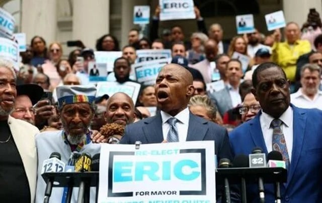 NYC mayor launches re-election bid slamming Democrats' Mamdani