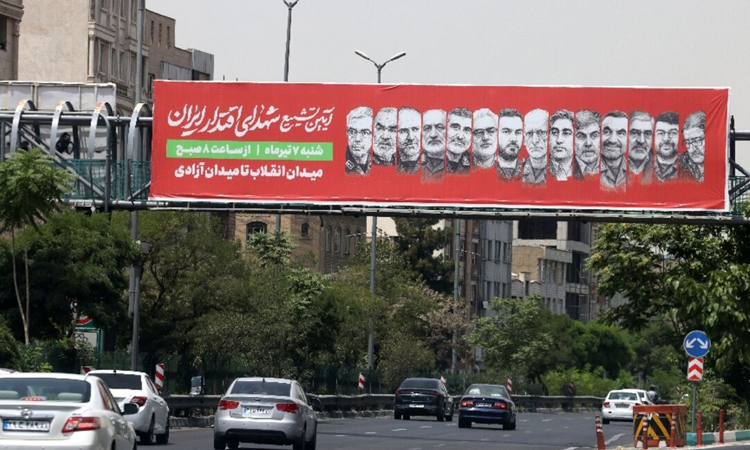Iran holds state funeral for top brass slain in war with Israel