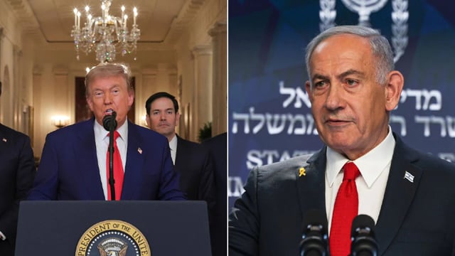 Trump says 'not going to stand' for Netanyahu's continued prosecution