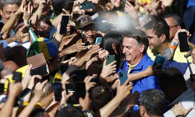 Backers of Brazil's Bolsonaro hold mass protest in Sao Paulo