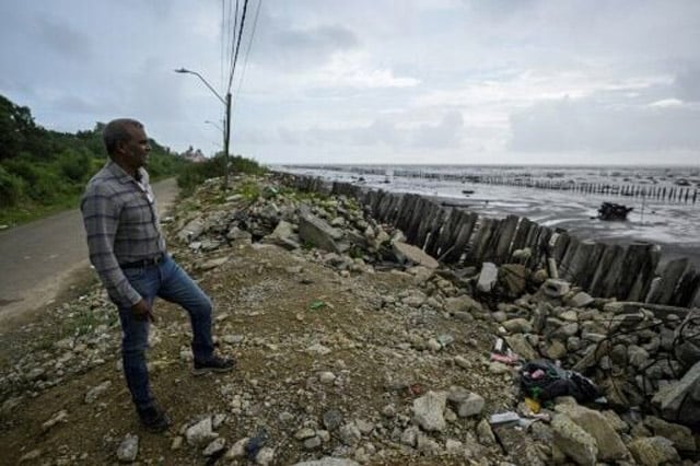 'Every day I see land disappear': Suriname's battle to keep sea at bay