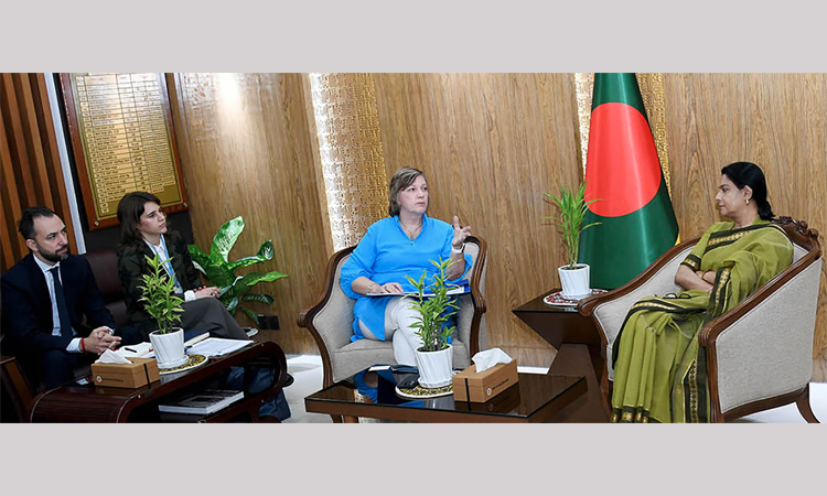 Rizwana for involving youths in climate adaptation