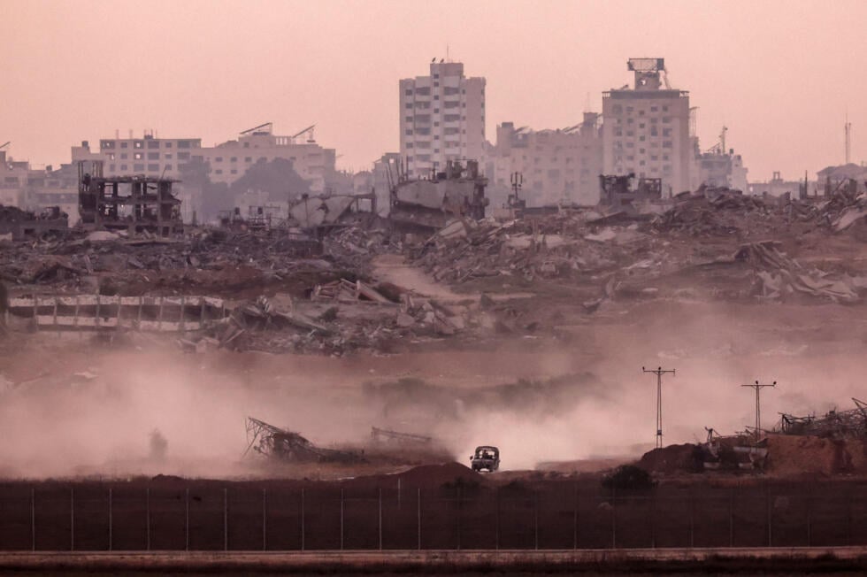 Gaza rescuers say Israeli strikes kill 14 as Trump teases ceasefire push
