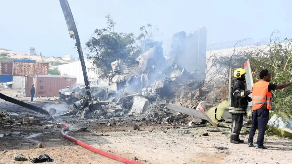 AU helicopter crash kills three in Somalia