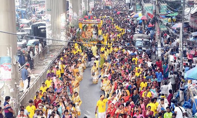 Ratha Yatra festival ends with pulling ropes of Ulto Ratha