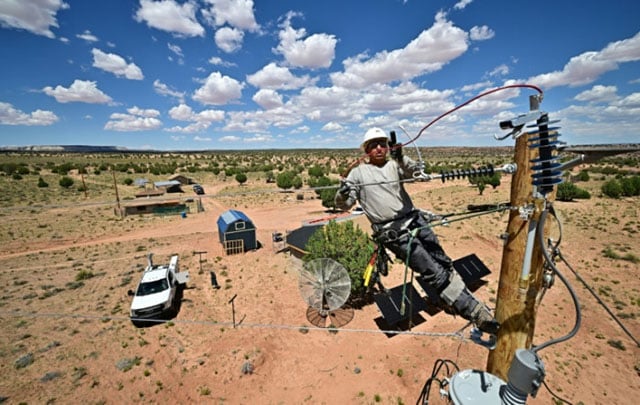 Faced with US heat waves, the Navajo push for power -- and A/C