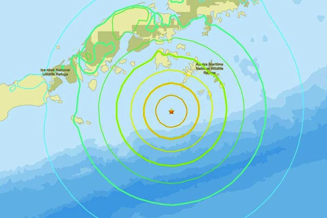 7.3-magnitude quake strikes off Alaska