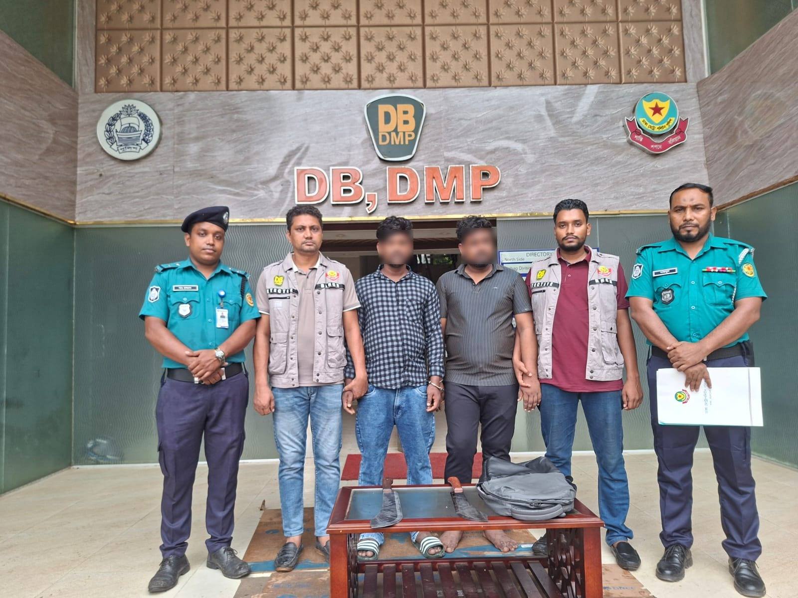 3 held with weapon, motorbike in Shyamoli mugging