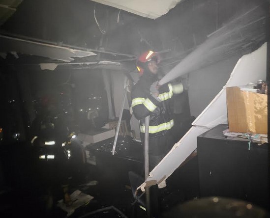 Sena Kallayan Bhaban’s fire under control