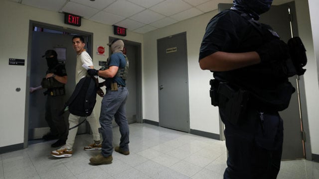 'A trap' - Asylum seekers arrested after attending US courts
