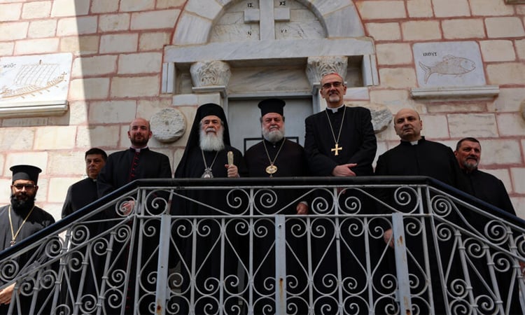 Top Holy Land clerics visit Gaza after deadly church strike
