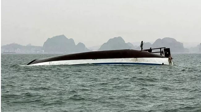 Tourist boat capsizes in Vietnam's Ha Long Bay, leaving 34 dead