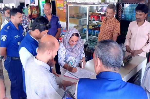 4 businesses fined Taka 50,000 in Rangpur
