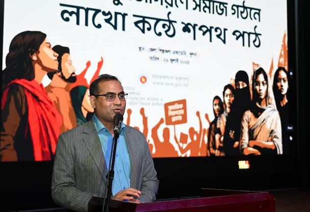 Mass oath taking for social reform in Khulna