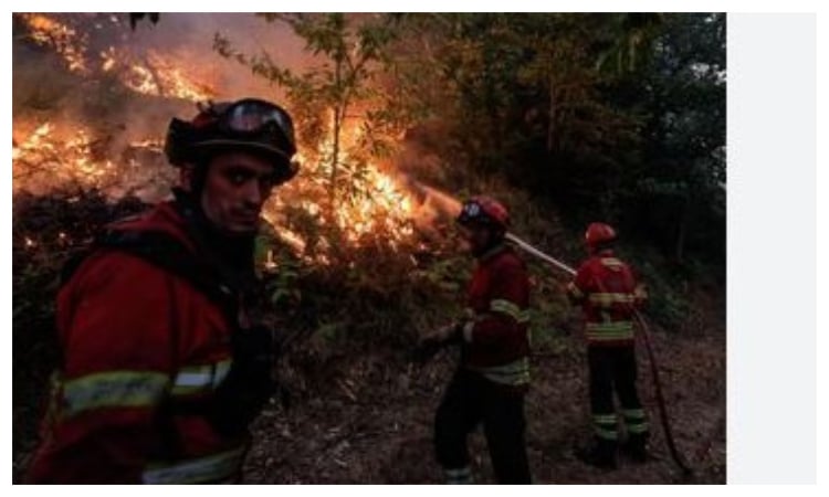 Spain helps Portugal fight mountain fire