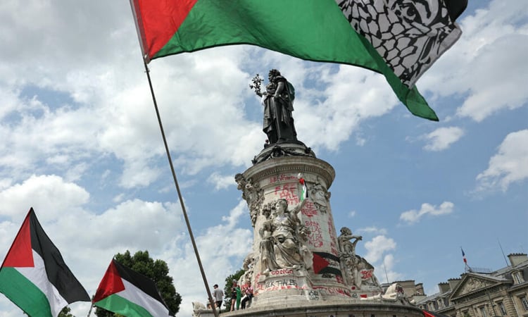France, 14 other nations urge recognition of Palestinian state