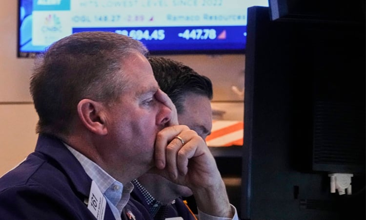 US stocks mostly fall while dollar gains after Fed decision