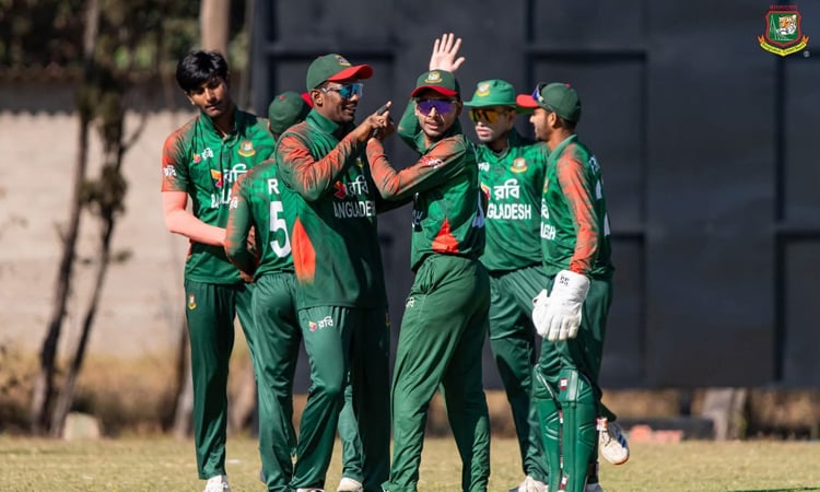 Bangladesh U19 all out for 175 in tri-series game against SA