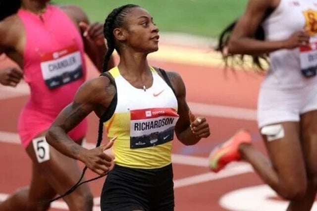 Richardson, Lyles ease through 100m heats at US trials