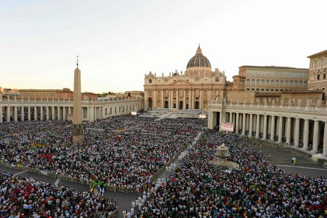 'There is still hope': Pilgrims from war zones gather in Rome
